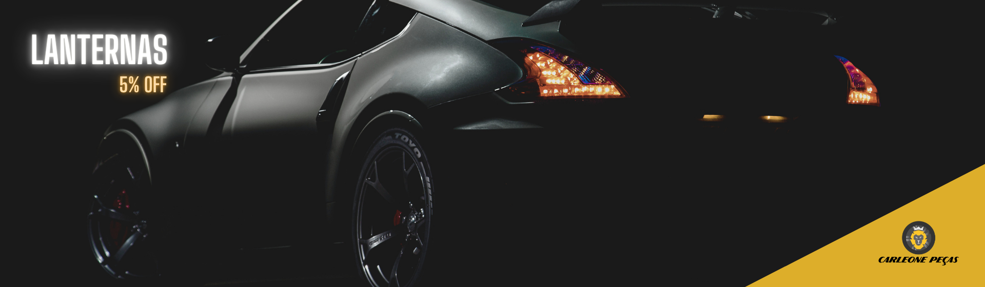 Black Modern Car Rental Promotion Instagram Post (1080 x 1920 px) (1920 x 560 px)